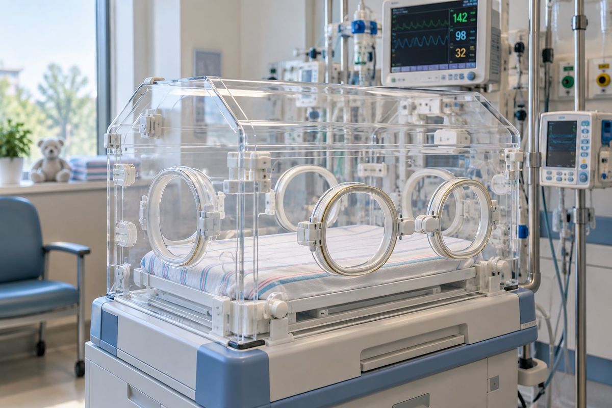 Newborn incubator care at InfoCare Clinic